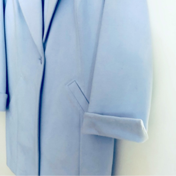 Chico’s Powder Blue Coat Size M - Picture 5 of 11